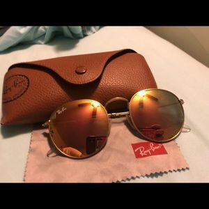 Ray ban round metal sunglasses